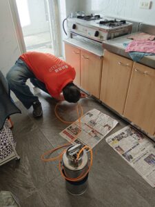 白蟻防治作業