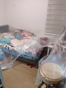 蛀蟲施作前預防性包覆