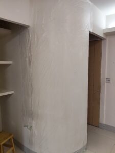 粉蛀蟲施工後的包覆作業