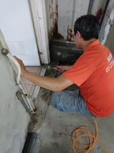 白蟻防治作業