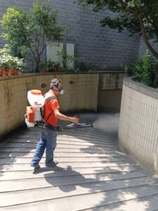 病媒蚊噴灑作業