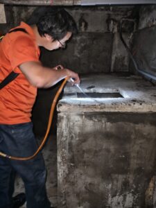 白蟻防治作業