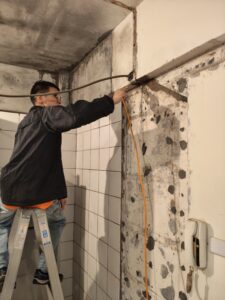 白蟻施工過程